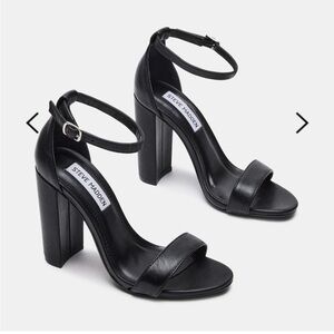 Steve Madden CARRSON BLACK LEATHER